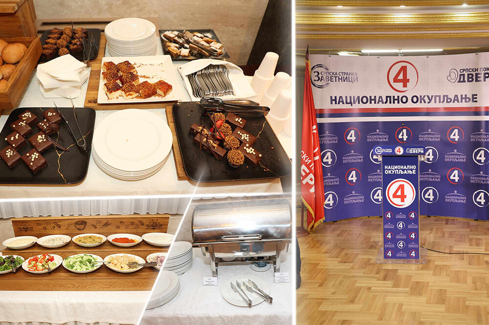 DVERI I ZAVETNICI PRIPREMILI PRAVU GOZBU: Od hrane nema šta nema, kako vam se čini? (FOTO)