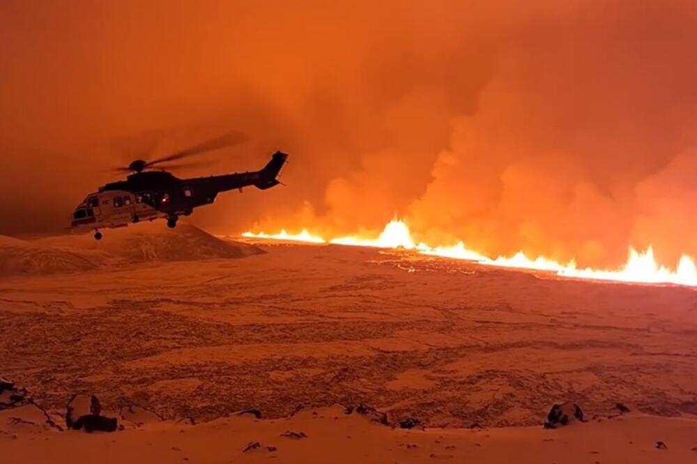 VULKAN NA ISLANDU ERUPTIRAO DRUGI PUT OVE GODINE: Drama na poluostrvu Rejkjanes