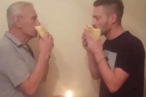 OVAKO JE MILAN VASIĆ PROSLAVLJAO SVETOG NIKOLU: Srbi gledaju ŠTA SVE IMA NA STOLU, a tek da vidite S KIM LOMI KOLAČ