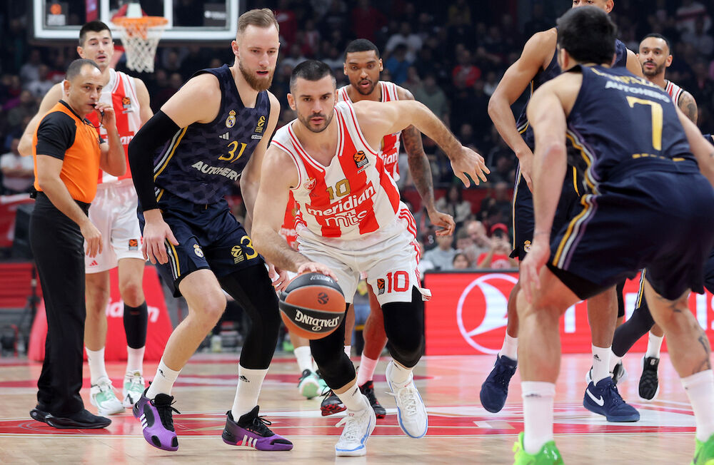 Branko Lazić, KK Crvena zvezda, KK Real Madrid, Evroliga