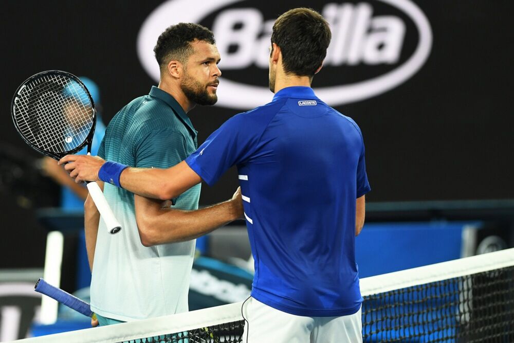 Žo-Vilfrid Conga, Novak Đoković