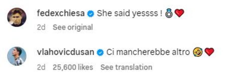 Federiko Kjeza, Lusi Bramani, Lusija Bramani, Dušan Vlahović