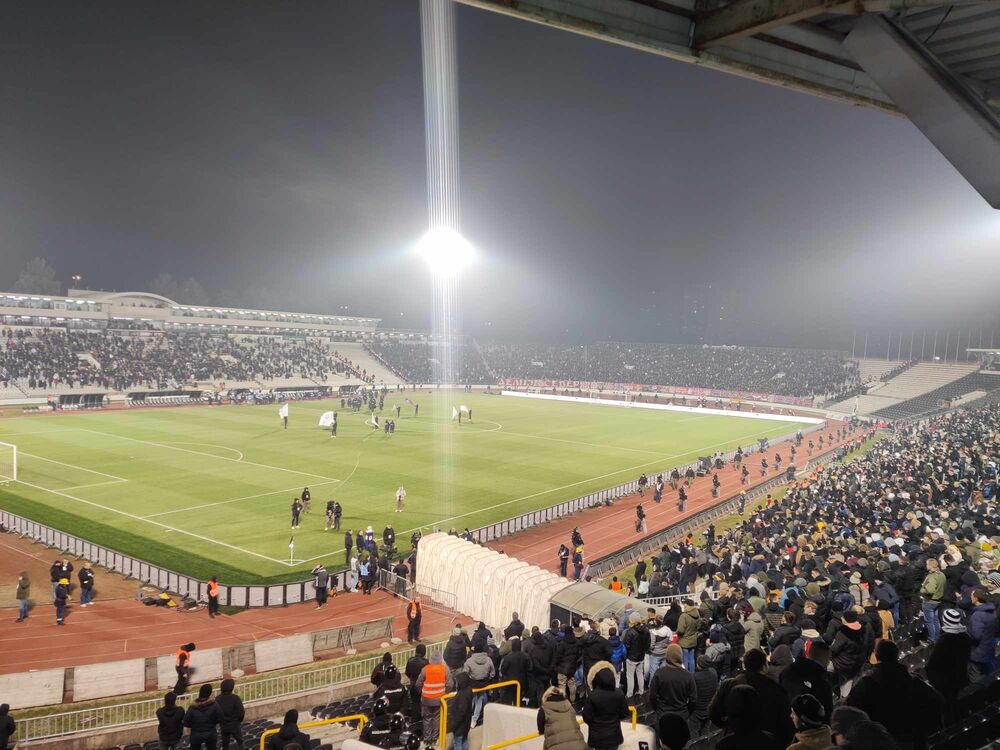 FK Partizan, 171. večiti derbi, Fudbal