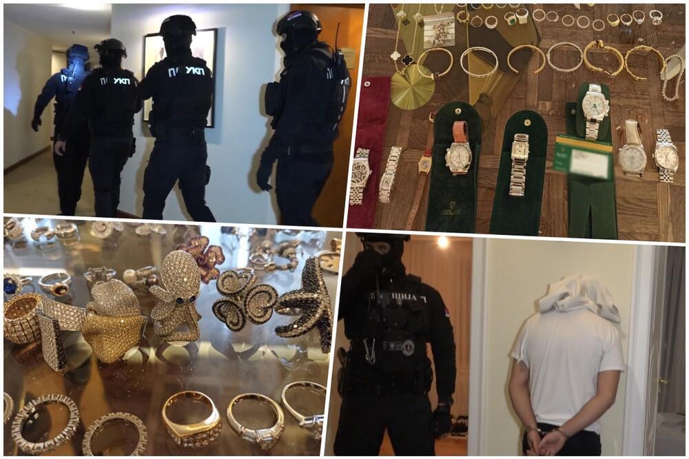 EVO KAKO SU DOLIJALI PLJAČKAŠI MILIJARDERA U BEOGRADU: Policija OBJAVILA SNIMAK, pogledajte SKUPOCENI NAKIT (VIDEO)