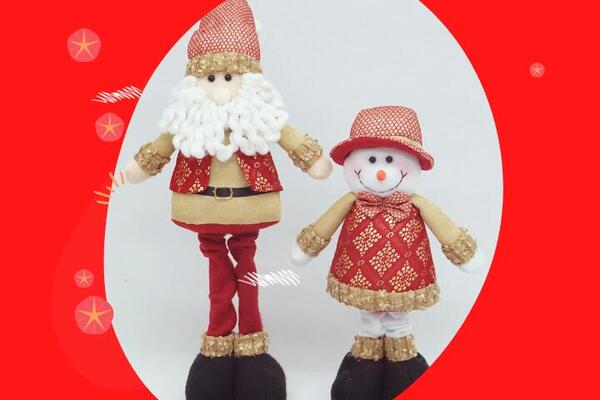 ORIGINALNE FIGURE: Neka Deda Mraz i Sneško sa TELESKOPSKIM nogama krase vaš prostor!