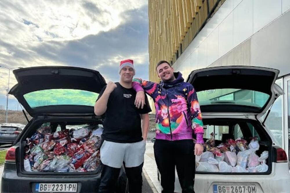 MOMCI ZA PONOS! Srpski reper i jutjuber se UDRUŽILI pa obradovali DECU BEZ RODITELJA, BRAVO