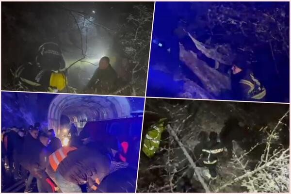 PRVI SNIMAK NESREĆE KOD TUTINA: Život izgubila TRUDNICA, porodica SLETELA u KANJON dubok 100 metara (VIDEO)
