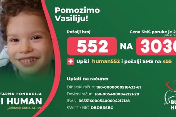 VAPAJ MAJKE BOLESNOG DEČAKA VASILIJA: Želim da me jednog dana zagrli ručicama i da se radujemo, SRBIJO POMOZI!