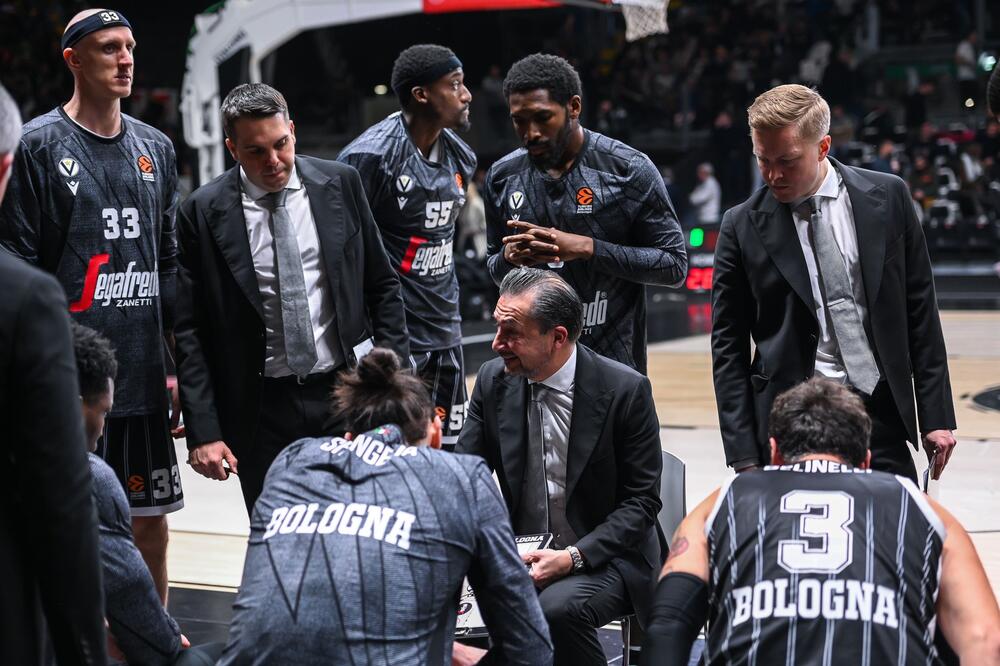 VIRTUS SA POLA SNAGE PRED PARTIZAN! Velikan iz Bolonje se nije ni oznojio na gostovanju (FOTO)