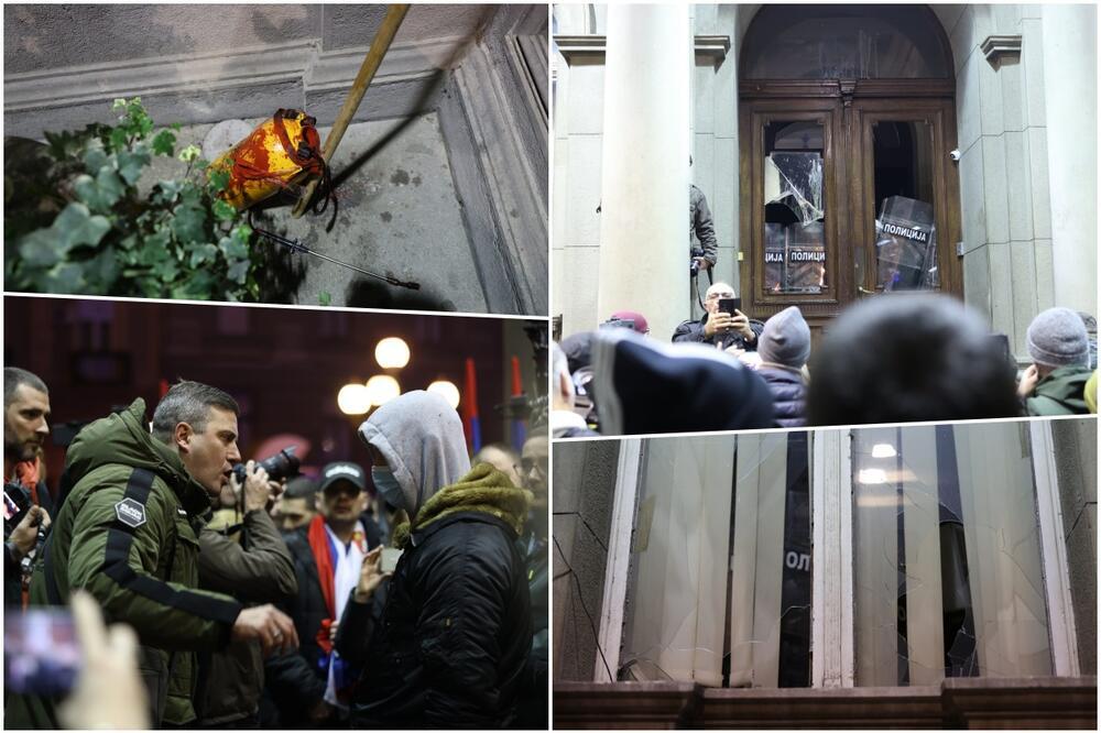 UŽIVO VELIKA AKCIJA POLICIJE: MUP potisnuo demonstrante - zaseda Savet za nacionalnu bezbednost