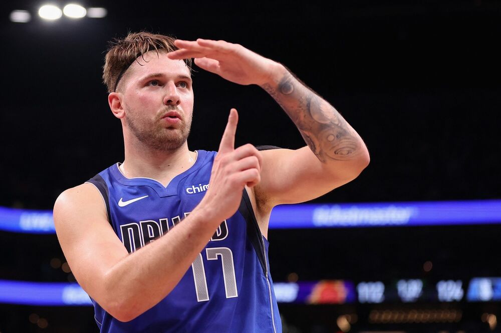 Luka Dončić na meču Dalas Maveriksa 
