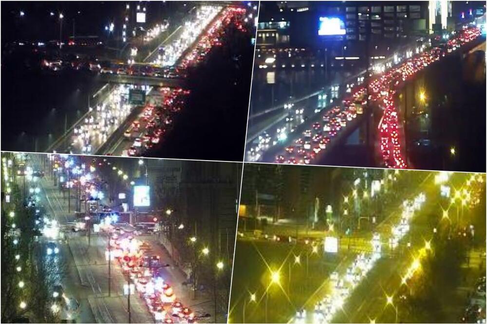 POPODNEVNI ŠPIC U BEOGRADU: Kolaps NA SVE STRANE, najkritičnije je U OVOM DELU GRADA (FOTO)