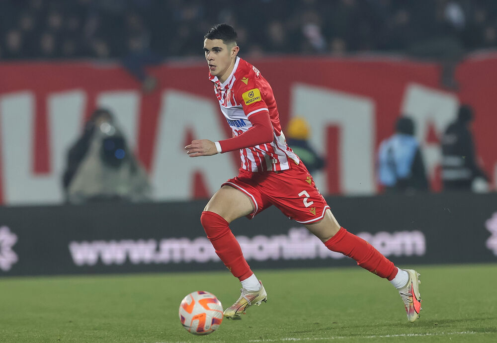 Kosta Nedeljković na 171. večitom derbiju protiv Partizana u Humskoj 1