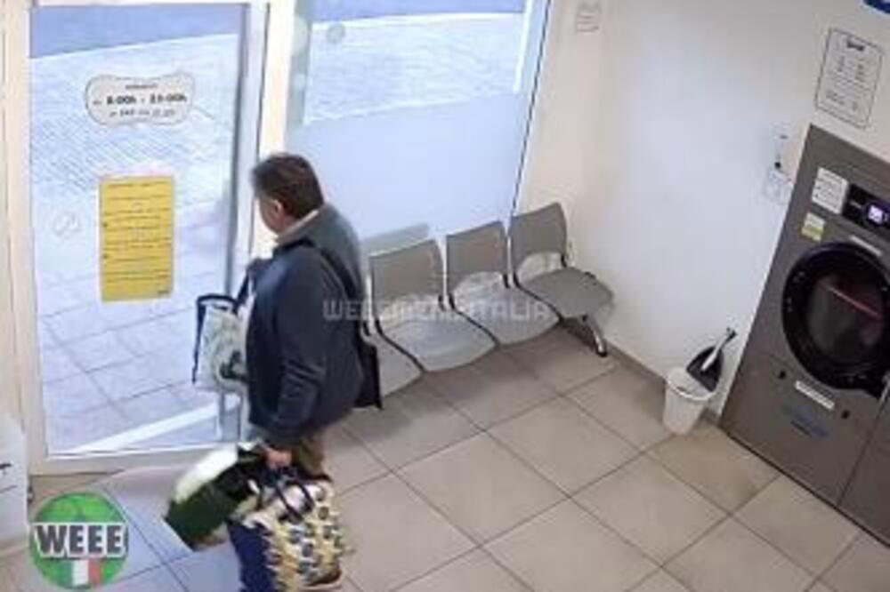 ČOVEK ZA DLAKU IZBEGAO SMRT DOK JE BIO U PERIONICI VEŠA: Samo što je zatvorio vrata za sobom usledio UŽAS (VIDEO)
