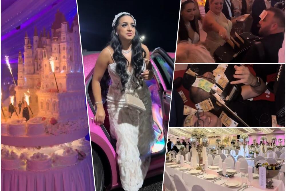 "IMA PARA, RADIMO SVE LEGALNO" Ovo je najskuplja ženska svadba ikada, o torti svi pričaju, a MLADIN AUTO...