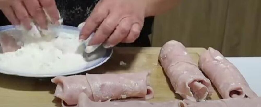 Rolada sa šunkom, pečurkama i jajima