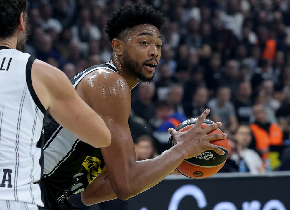 Detalj sa utakmice Partizana i Virtusa iz Bolonje