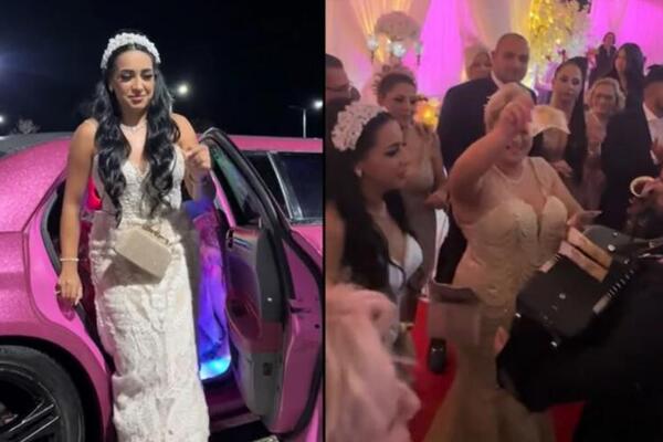 NAJSKUPLJA ROMSKA SVADBA U BEČU JE NEVIĐENI KIČ, A MLADIN AUTO OSTAVLJA BEZ REČI: Torta DO PLAFONA, PARE po podu...