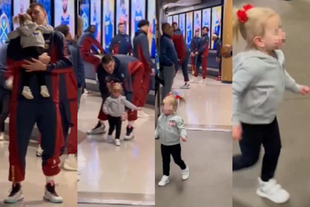 NEODOLJIVA: Mezimica Ognjena dotrčala tati Nikoli u naručje, njihov dugački zagrljaj i poljupci TOPE SRCA! (VIDEO)