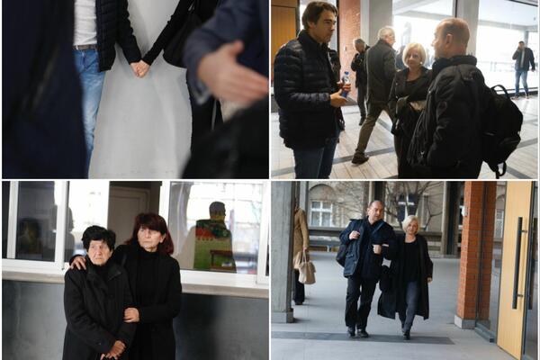 DANAS NASTAVAK SVEDOČENJA RODITELJA UBIJENE DECE U "RIBNIKARU": U sud stigle PORODICE ŽRTAVA (FOTO)
