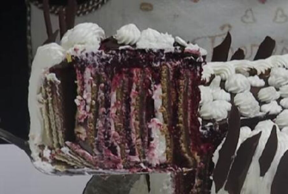 Parče novogodišnje torte