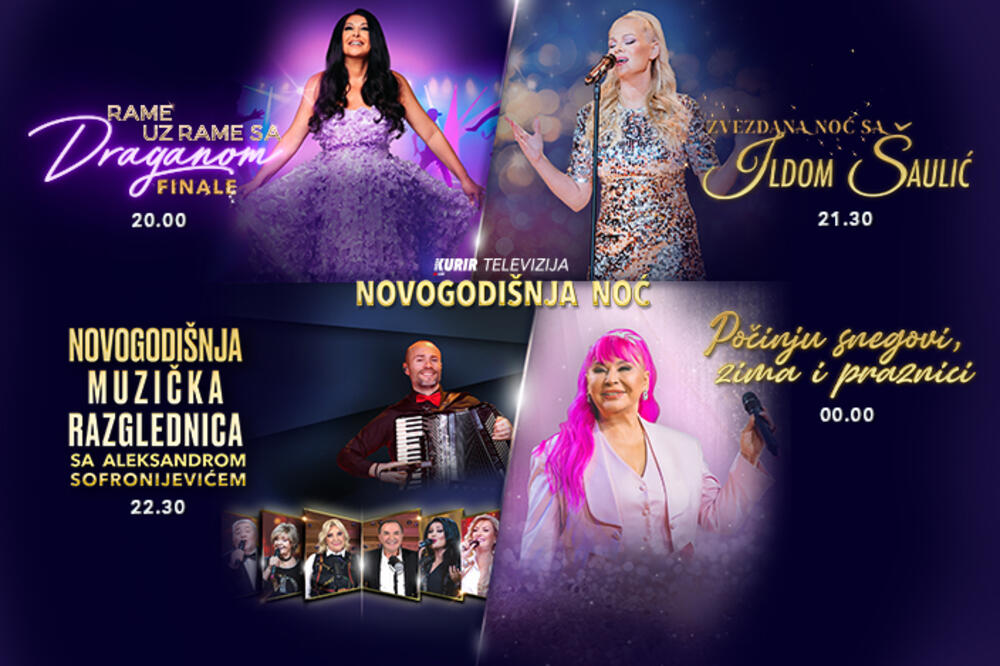 DOČEKAJTE NOVU GODINU UZ KURIR TELEVIZIJU: Očekuje vas finale spektakularnog plesnog takmičenja i muzički šou