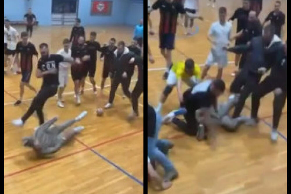 BRUKA U HRVATSKOJ: Izbila brutalna tuča futsalera na Božićnom turniru! (VIDEO)