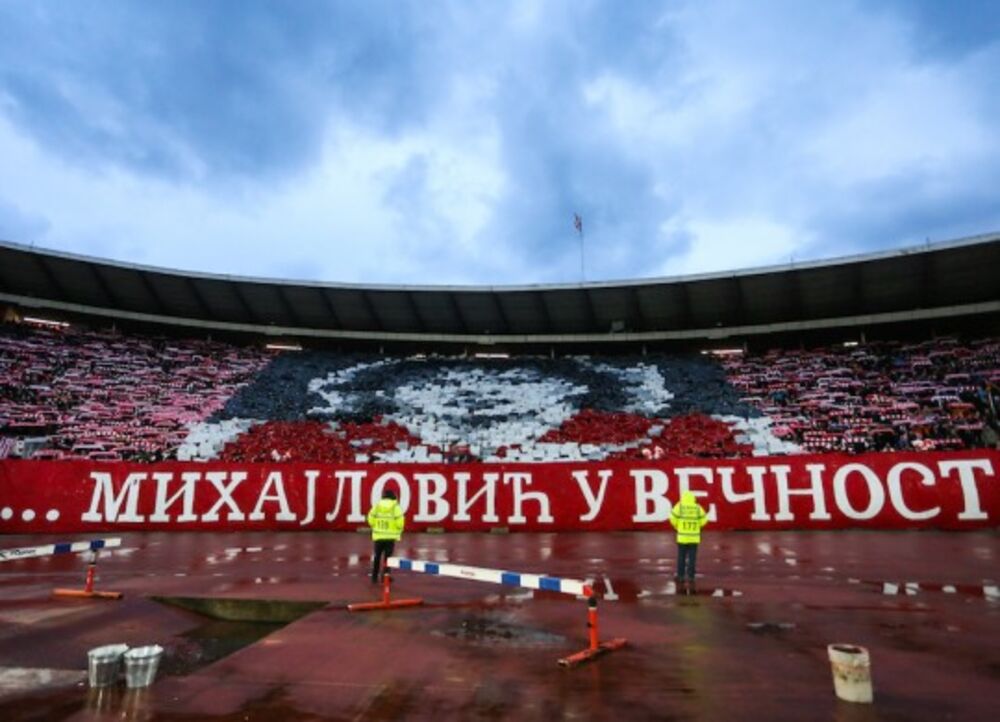 FK Crvena zvezda, Siniša Mihajlović, Koreografija, Delije