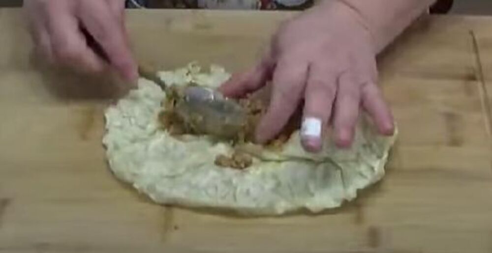 Filovanje svetogorske sarme za Badnji dan