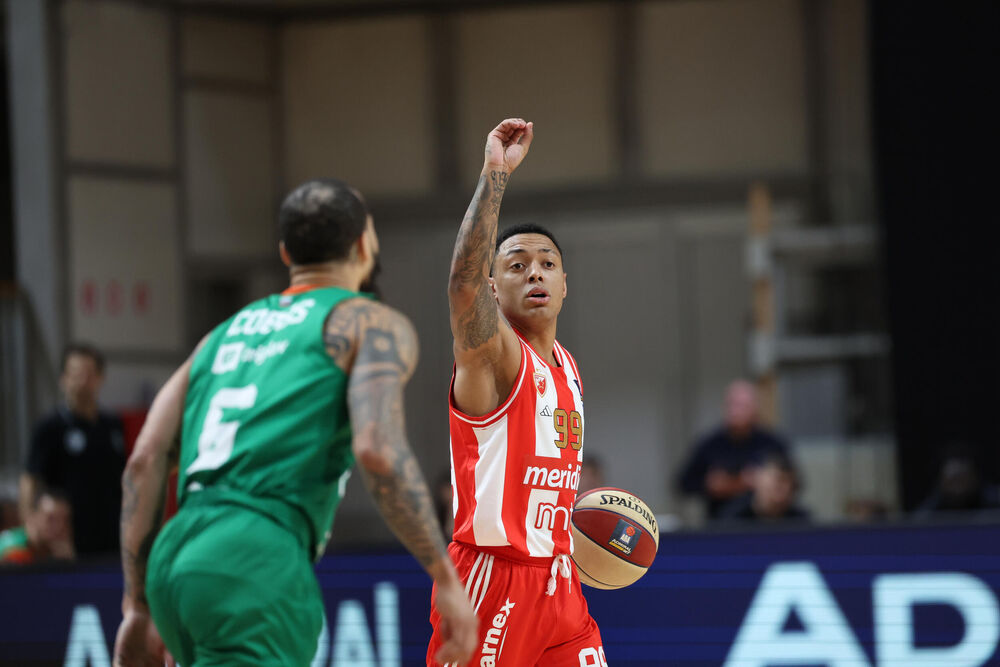 Detalj sa utakmice Cedevita Olimpije i Crvene zvezde