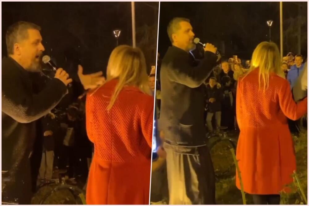 POP POKAZAO UMEĆE NA BADNJE VEČE, UMESTO MOLITVE LATIO SE MIKROFONA: A tek da čujete koje STIHOVE PEVA (VIDEO)