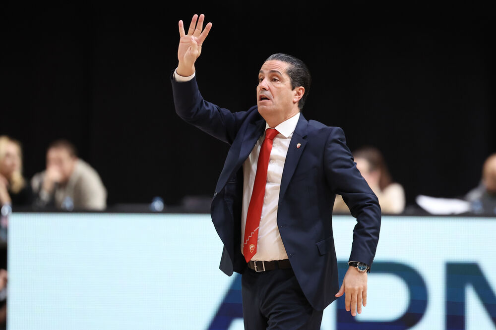 Janis Sferopulos na utakmici Cedevita Olimpije i Crvene zvezde