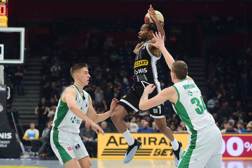 Kevin Panter na utakmici Partizana i Krke