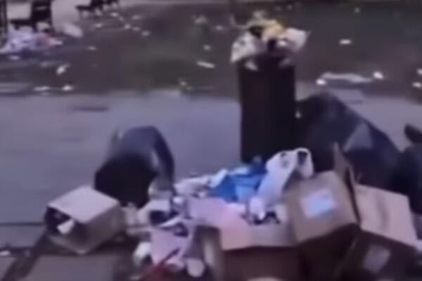 VERNICI TREBA DA VAS BUDE SRAMOTA! Palili badnjak ispred Hrama pa ostavili KRŠ I LOM, PRIZOR JE PORAŽAVAJUĆI