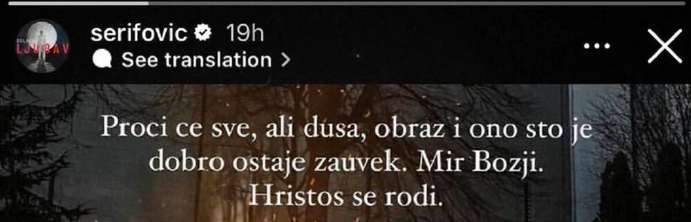 'Proći će sve, ali duša, obraz i ono što je dobro ostaje zauvek'