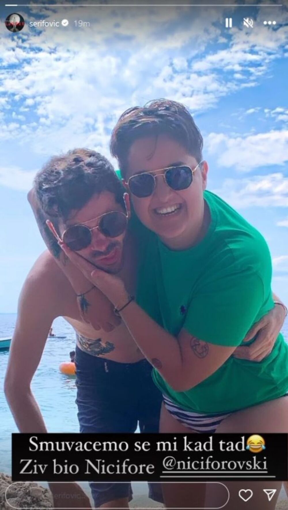 Marija Šerifović čestitala rođendan našem glumcu