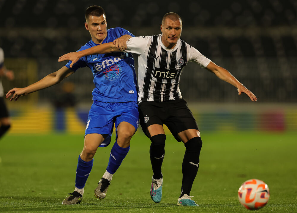 Detalj sa utakmice Partizana i Mladosti iz Lučana