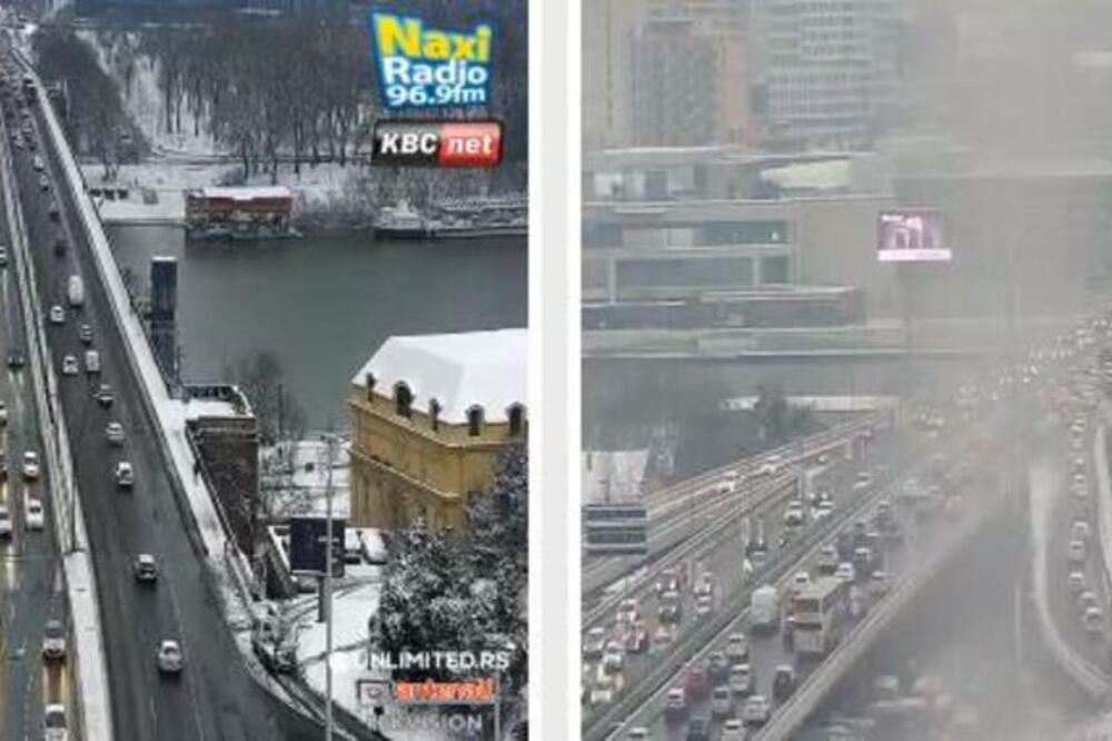 OVO JE SITUACIJA SA GUŽVOM U BEOGRADU POSLE NERADNIH DANA: Pogledajte gde je krkljanac, a gde se LAGANO PROLAZI