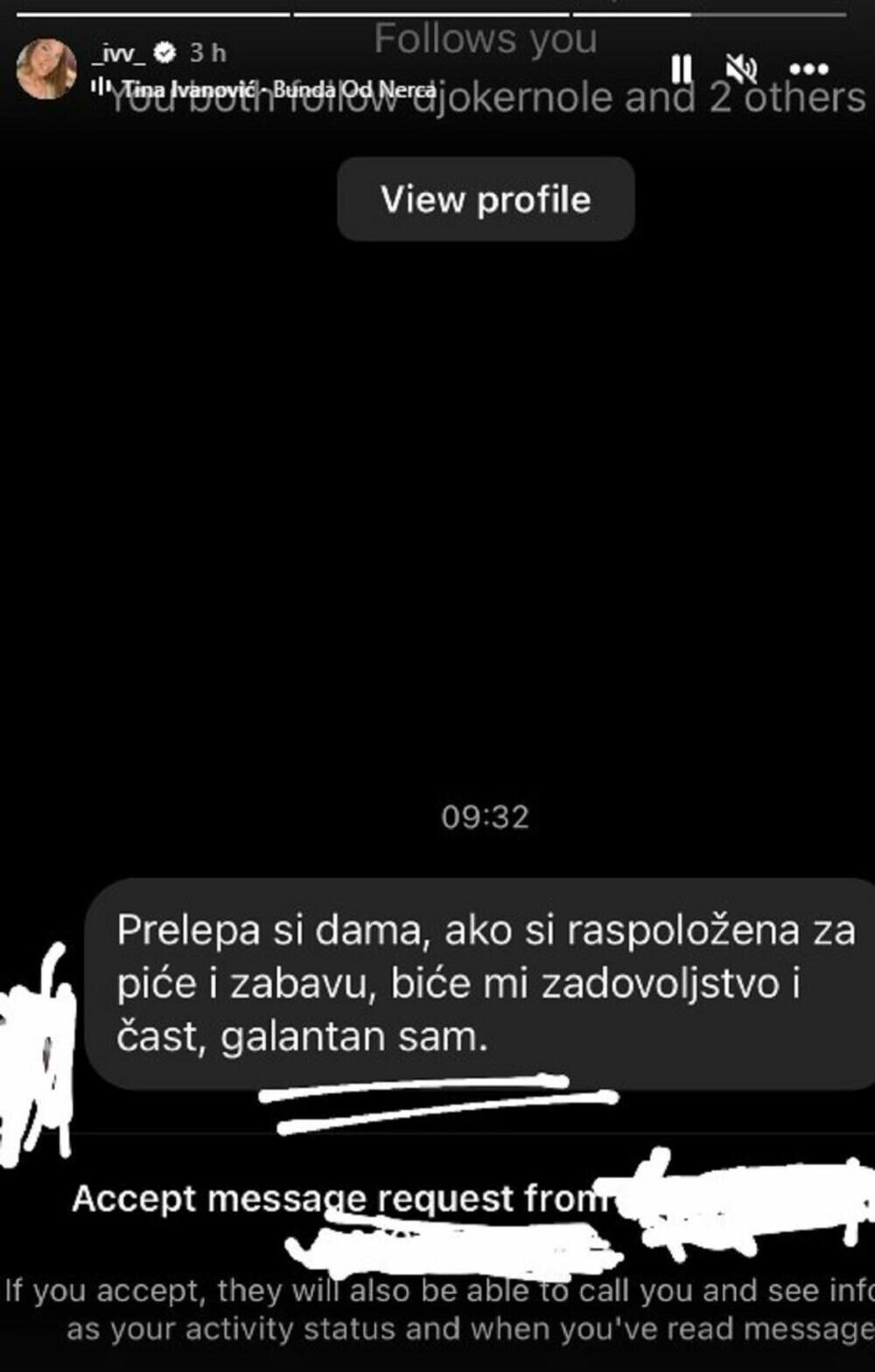 Ivana Aleksić dobila nepristojnu ponudu