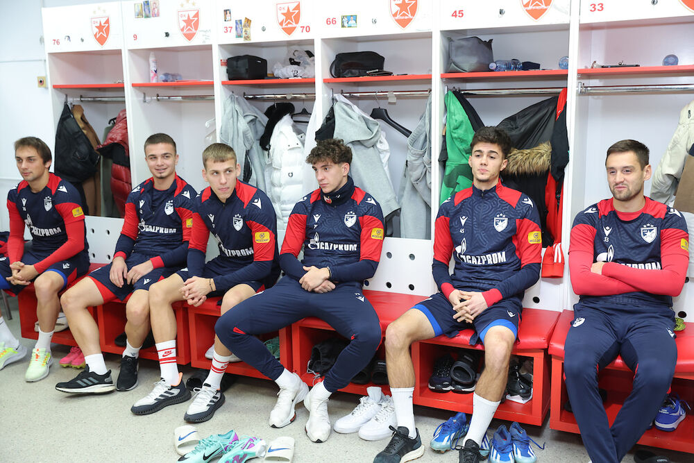 Fudbaleri Crvene zvezde na zimskoj prozivci