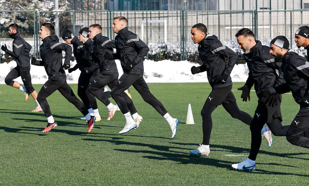 Prvi trening fudbalera Partizana u 2024. godini