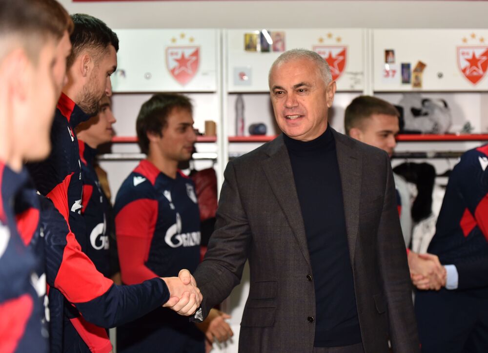 Zvezdan Terzić na zimskoj prozivci FK Crvena zvezda