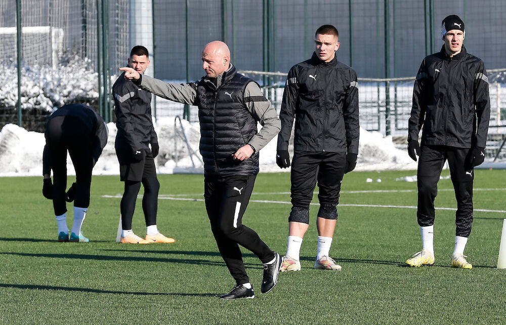 Igor Duljaj na treningu Partizana