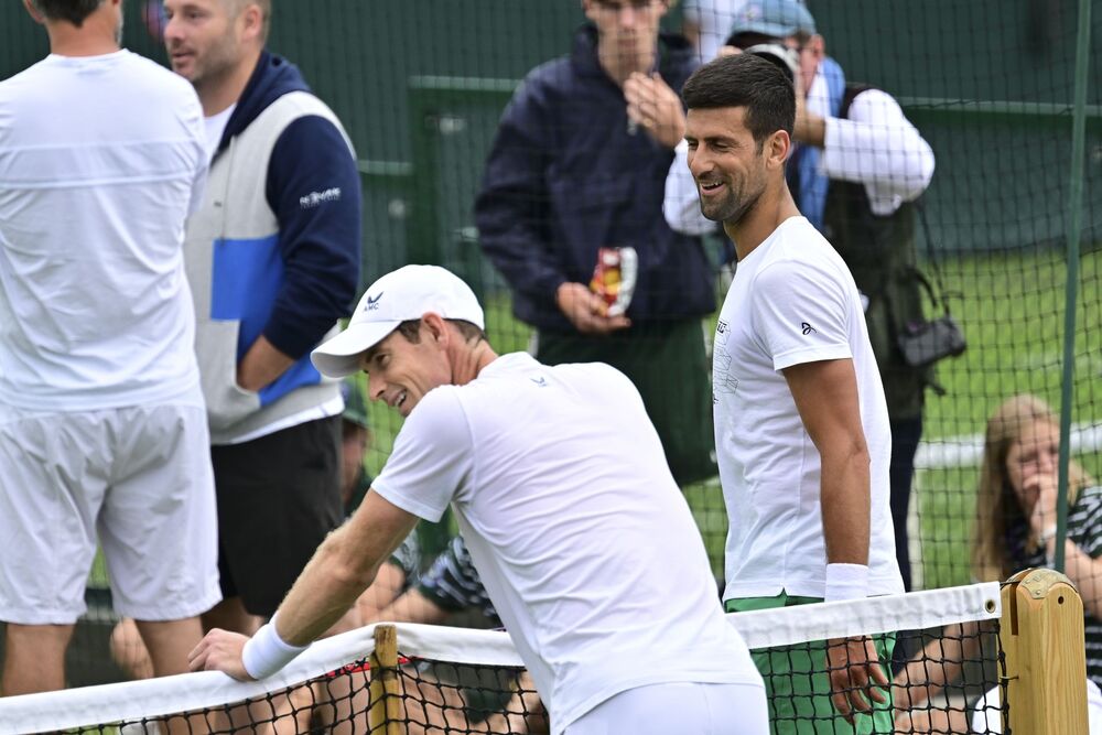 Endi Mari i Novak Đoković