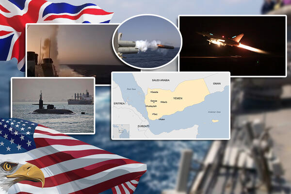 AMERIČKA VOJSKA IZVELA NOVI NAPAD NA POLOŽAJE HUTA U JEMENU!