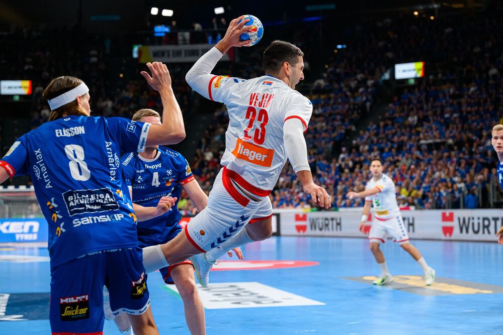 Detalj sa utakmice Islanda i Srbije