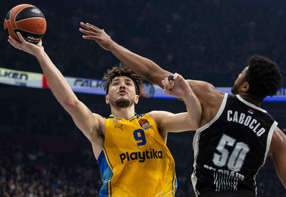 KK Partizan, KK Makabi, Evroliga