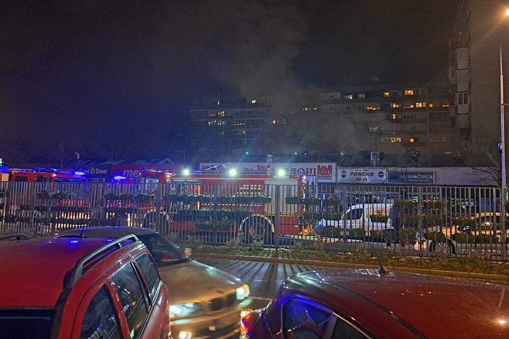 požar na Novom Beogradu