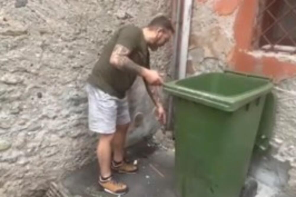 "SAMO SU MU NOŽICE VIRILE": Dečak (15) podigao poklopac KANTE za SMEĆE, pa se ZALEDIO zbog PRIZORA! (FOTO)