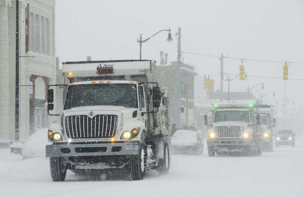 Snežna oluja, Amerika, Sneg